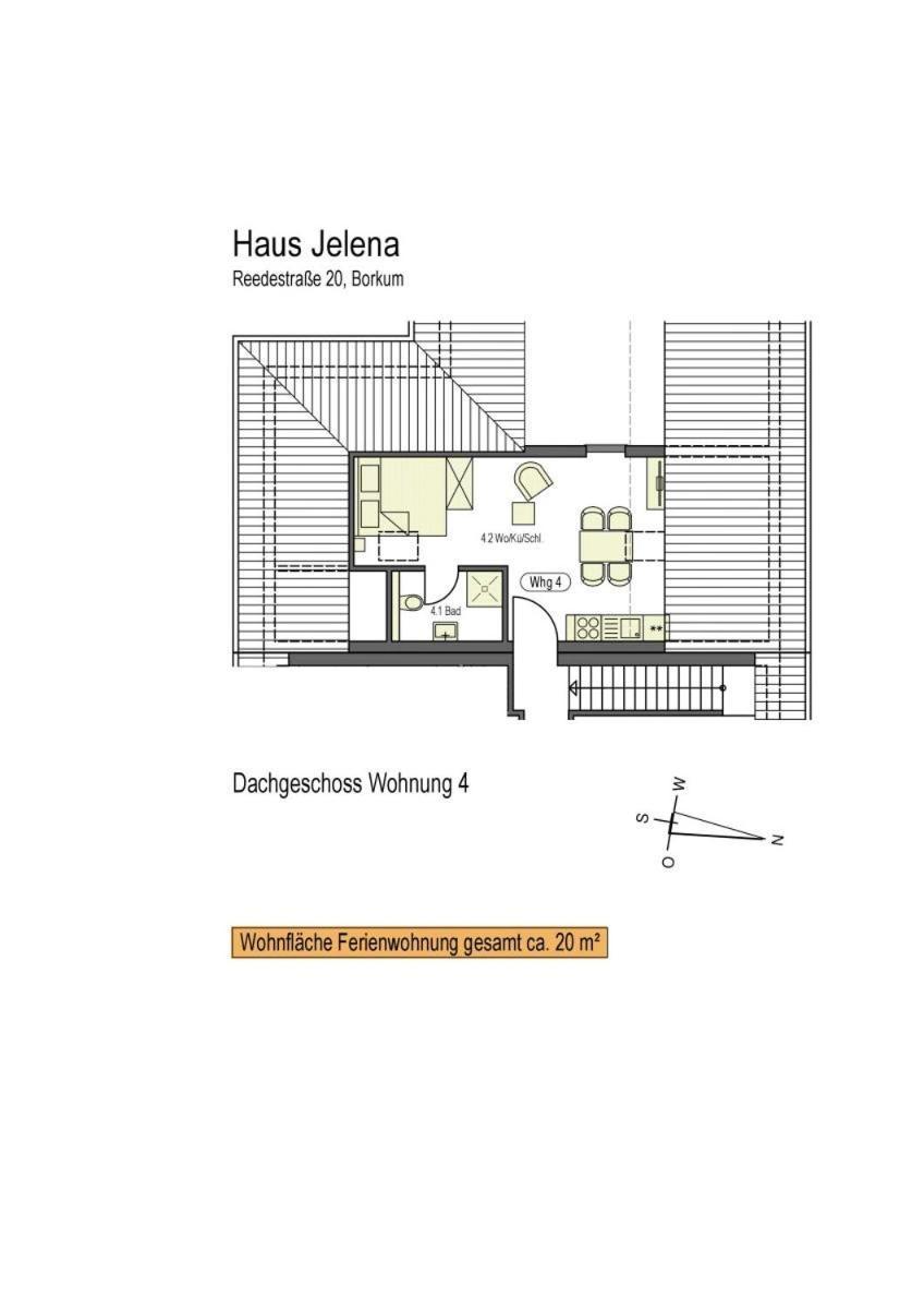 Haus Jelena Appartement 4 بوركم المظهر الخارجي الصورة